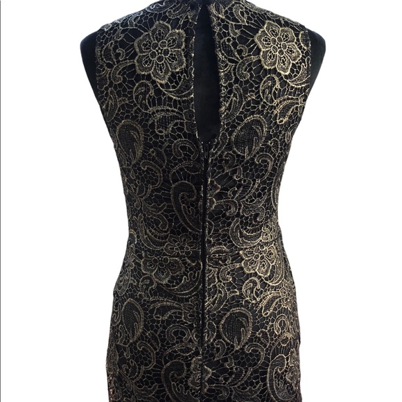 Bisou Bisou Tight Bodycon Little Black Lace Dress size 6 - Picture 11 of 15